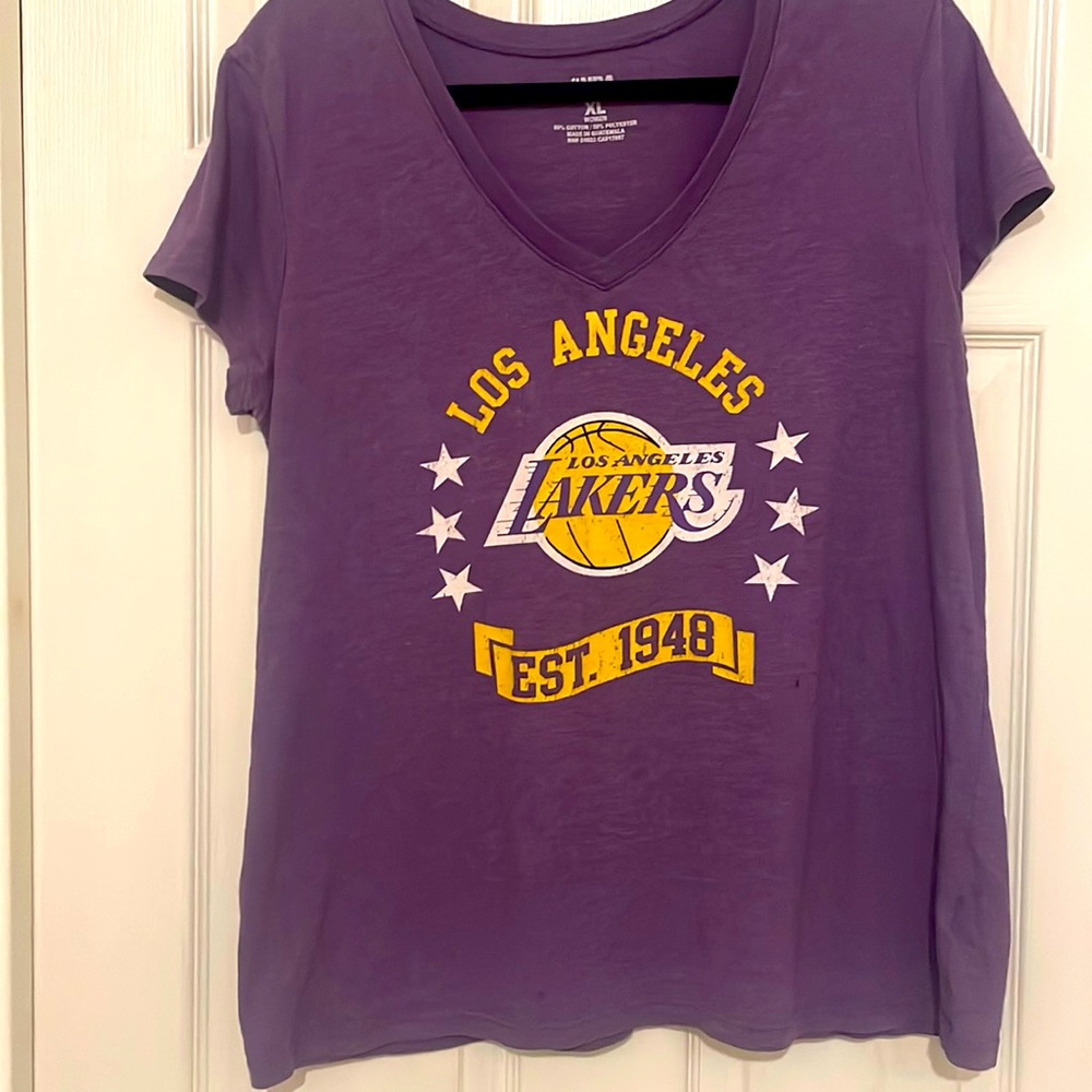 NBA Los Angeles Lakers Graphic Tee - Purple and Gold